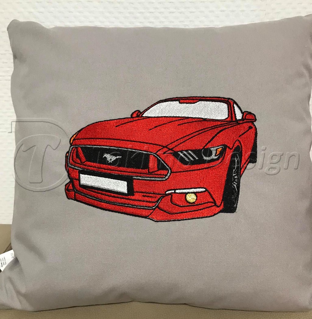 ford mustang stitched out product