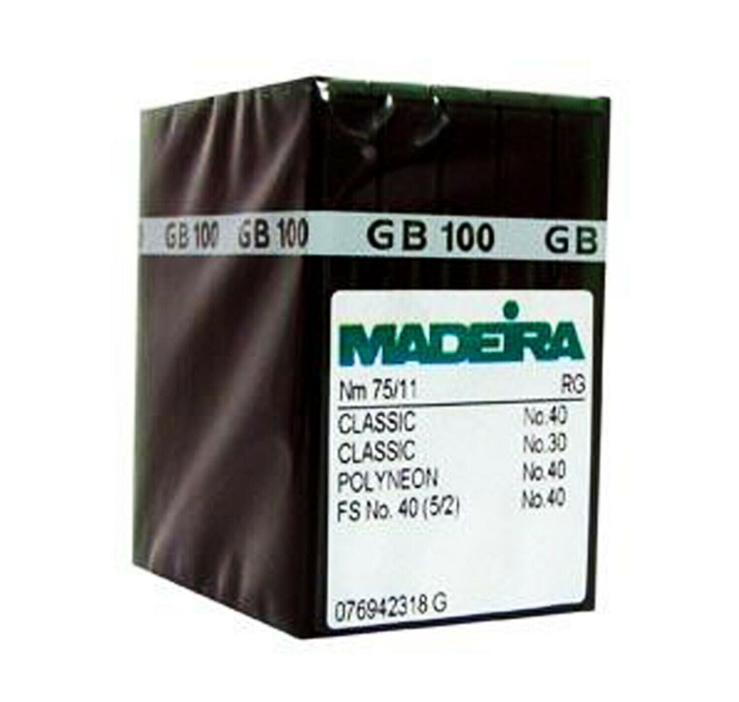 70/10 MADEIRA® NEEDLES x100 BALLPOINT - MXK5L 70