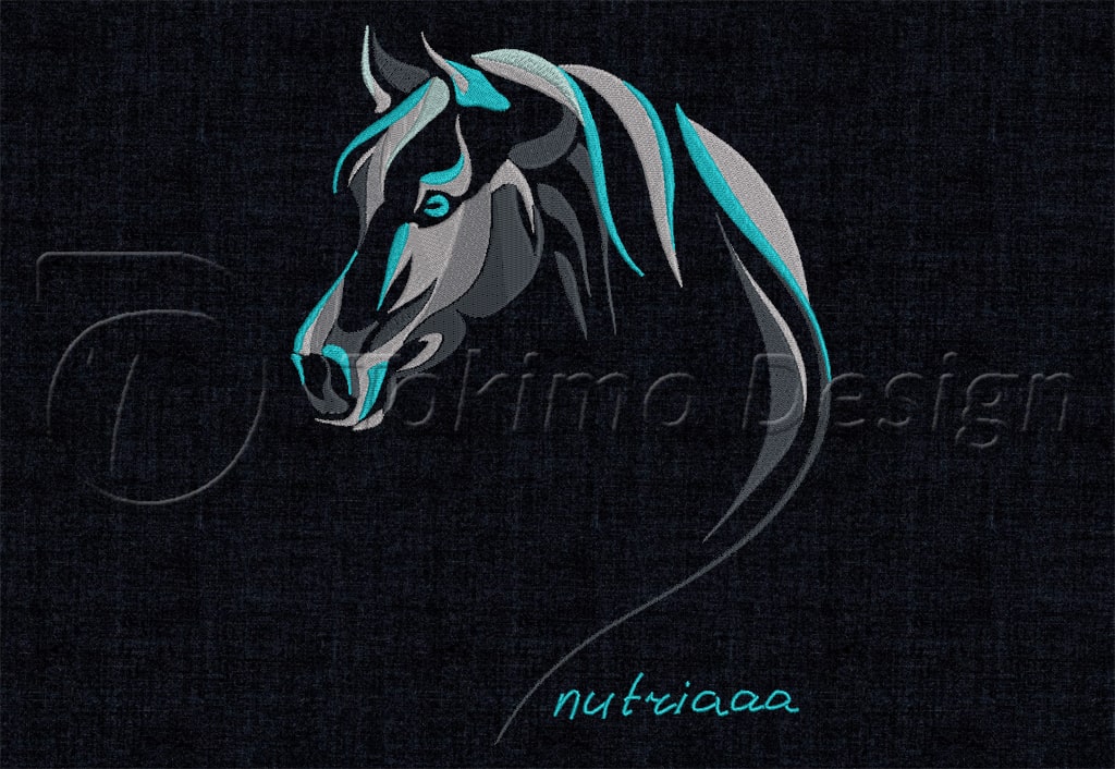 Horse's head silhouette #2 - nutriaaa® - pattern – 4 sizes