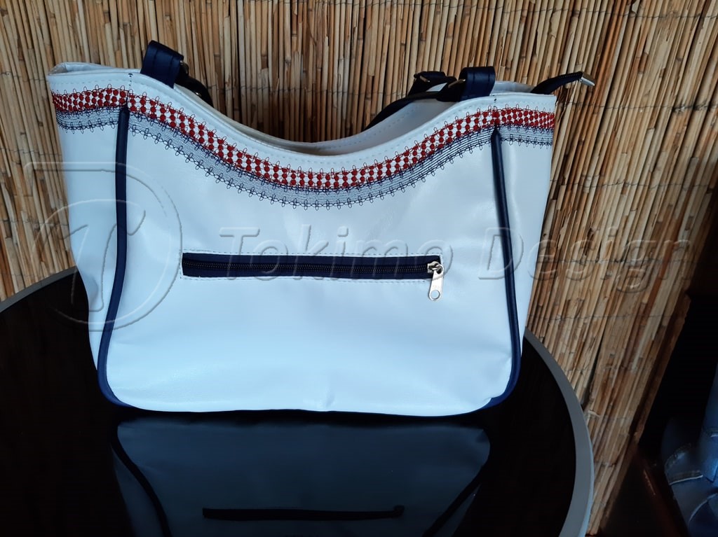 Blue fantasy bag