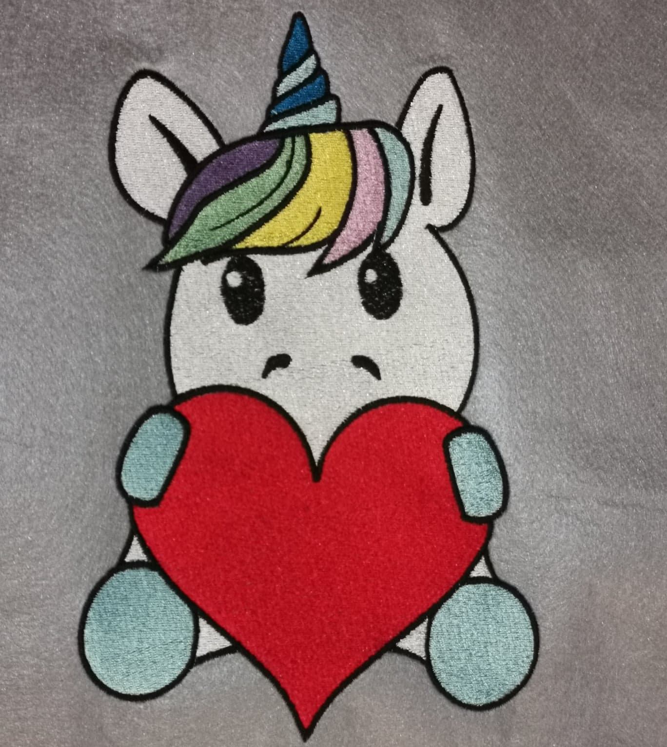 Unicorn  stitched out product